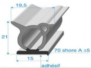 Profilés bi-dureté adhésivés - Devis sur Techni-Contact.com - 5