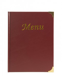 Protège menu 10 x A4