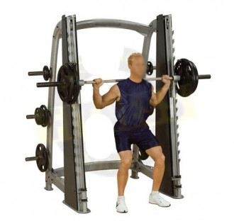 Rack squat fitness