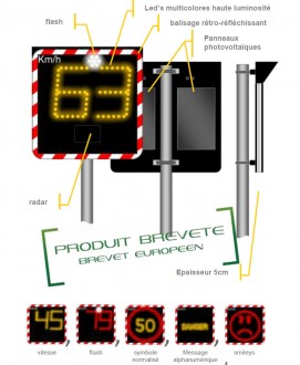 Radar pédagogique démontable - Devis sur Techni-Contact.com - 1