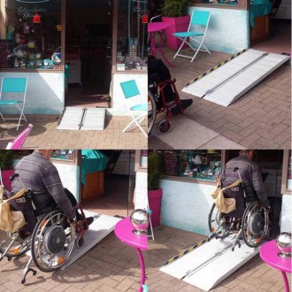 Rampe handicapé mobile en aluminium - Devis sur Techni-Contact.com - 2