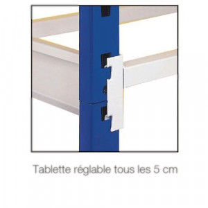 Rayonnage 3 niveaux  pour charges lourdes  - Devis sur Techni-Contact.com - 3