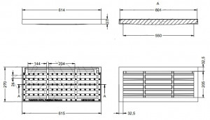 Grille en fonte C-250 - Devis sur Techni-Contact.com - 3