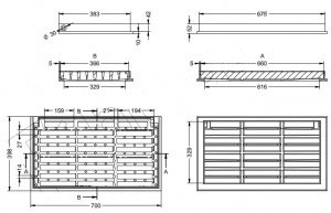 Grille en fonte C-250 - Devis sur Techni-Contact.com - 4