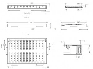 Grille en fonte 250KN - Devis sur Techni-Contact.com - 2