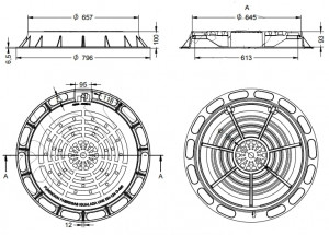 Regard en fonte ductile D-400 - Devis sur Techni-Contact.com - 2