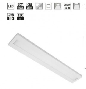 Réglette saillie LED en acier - Devis sur Techni-Contact.com - 1