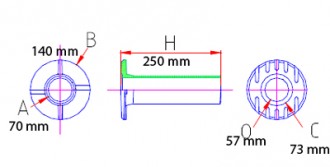 Rehausse de bouche à clé ronde - Devis sur Techni-Contact.com - 2