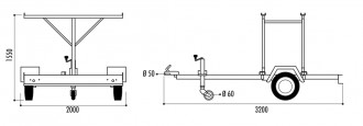 Remorque porte barrières - Devis sur Techni-Contact.com - 2