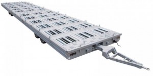 Remorque porte palette pour transport et manutention fret - Devis sur Techni-Contact.com - 1