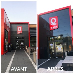 Rénovation peinture façade magasin - Devis sur Techni-Contact.com - 1