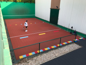 Revêtement modulaire terrain de tennis