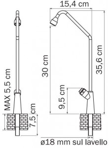 Robinet bouton poussoir 1 sortie - Devis sur Techni-Contact.com - 2