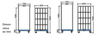 Roll container base plastique - Devis sur Techni-Contact.com - 3