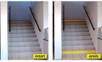 Rouleaux de signalisation escalier - Devis sur Techni-Contact.com - 1