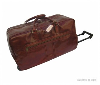 Sac de voyage cuir avec trolley - Devis sur Techni-Contact.com - 1