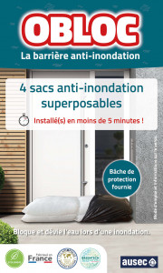 Sacs anti-inondation 60 x 40 OBLOC® superposables - Devis sur Techni-Contact.com - 1