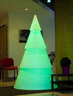 Sapin lumineux en polyéthylène