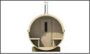 Sauna tonneau en bois - Devis sur Techni-Contact.com - 3