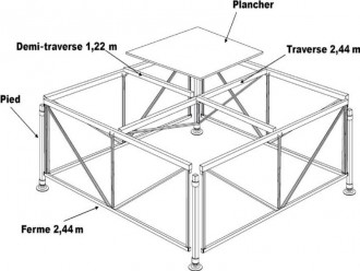 Scène à hauteur variable - Devis sur Techni-Contact.com - 2