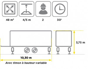 Scène mobile avec hauteur variable - Devis sur Techni-Contact.com - 3