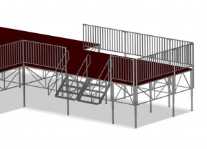 Scène traditionnelle modulable - Devis sur Techni-Contact.com - 2