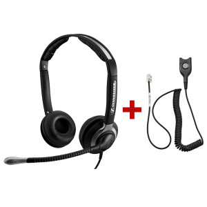 Sennheiser CC550 + cordon de connexion QD - Casque - Devis sur Techni-Contact.com - 1