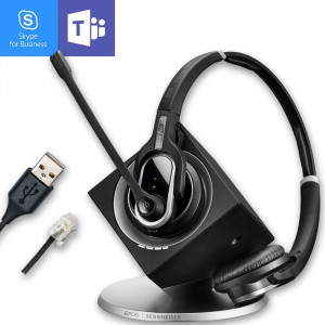 Sennheiser - DW Pro 2 UC MS Duo - Casque PC pour Skype - Devis sur Techni-Contact.com - 1