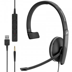 Sennheiser SC 135 - USB et Jack 3.5mm - Casque pour téléphone mobile