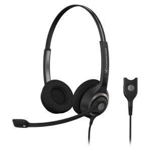 Sennheiser SC260 QD Duo - Casque Téléphone Filaire