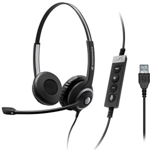 Sennheiser - SC260 USB UC MS Duo - Casque Téléphonique