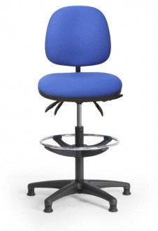 Siège de caisse ergonomique avec repose-pied - Devis sur Techni-Contact.com - 1