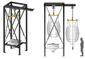 Station de déchargement des Big-Bags