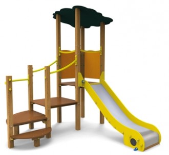 Structure avec toboggan Nansa - Devis sur Techni-Contact.com - 2