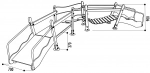 Structure de jeux double pont - Devis sur Techni-Contact.com - 2