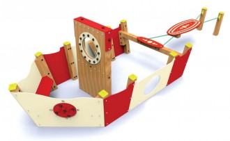 Structure de jeux extérieur Bateau - Devis sur Techni-Contact.com - 1