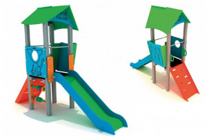 Structure ludique toboggan - Devis sur Techni-Contact.com - 2