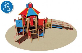 Structure multi-jeux pour enfants PMR - Devis sur Techni-Contact.com - 1