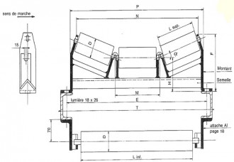 Support pour rouleau cornière en auge - Devis sur Techni-Contact.com - 1