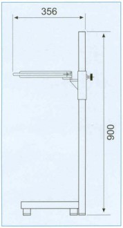 Support sac poubelle inox à hauteur réglable - Devis sur Techni-Contact.com - 2