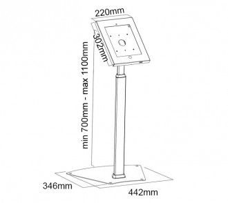 Support Tablette IPAD Pro 9.7