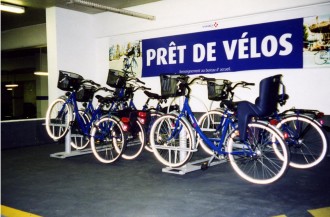 Support vélo guidons décalés