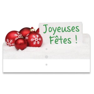 Surmontoir étiquette "Joyeuses Fêtes" - Devis sur Techni-Contact.com - 3