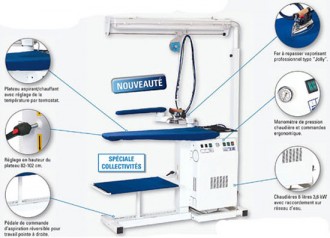 Table à repasser chauffante aspirante - Devis sur Techni-Contact.com - 2