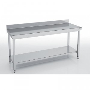 Table adossée en inox - Devis sur Techni-Contact.com - 1