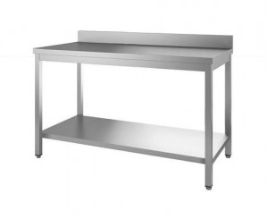 Table adossée pour cuisine en inox - Devis sur Techni-Contact.com - 1