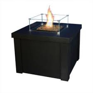 Table basse chauffante au gaz