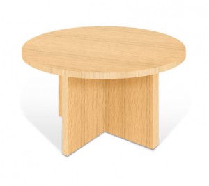 Table basse ronde en bois - Devis sur Techni-Contact.com - 1