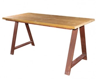 Table bois style industriel