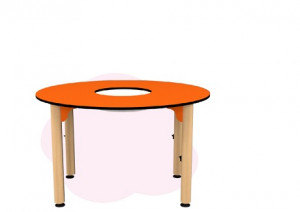 Table crèche avec cloche